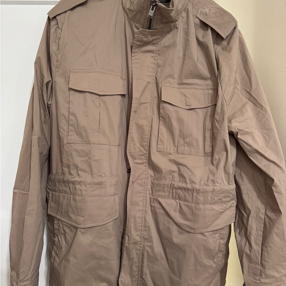 MANGO Men's Tan Safari Field Utility Jacket XL